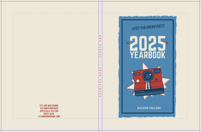 Canva Soft Perfect Cover Template Example Spread
