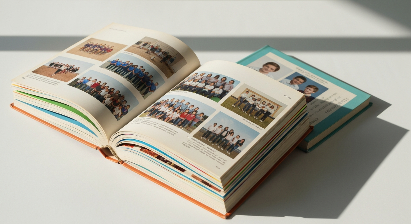 What is a school yearbook?